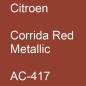 Preview: Citroen, Corrida Red Metallic, AC-417.